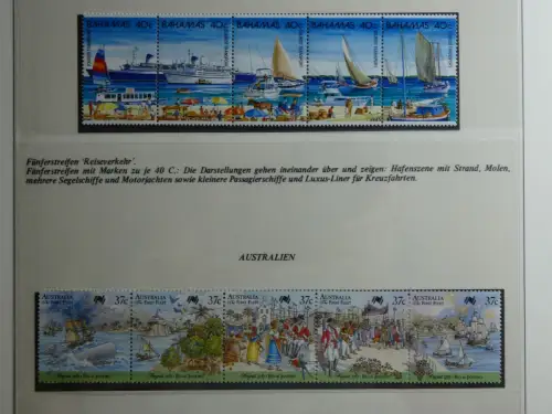 Motiv Schiffe kleine Sammlung im Lindner Binder #MA010