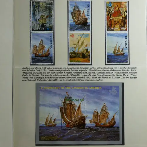 Motiv Schiffe kleine Sammlung im Lindner Binder #MA010