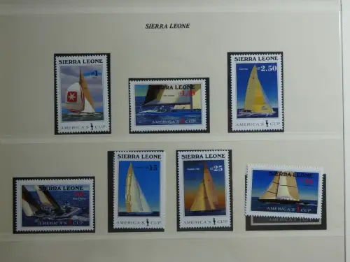 Motiv Schiffe kleine Sammlung im Lindner Binder #MA010