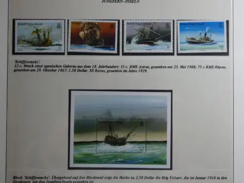 Motiv Schiffe kleine Sammlung im Lindner Binder #MA010