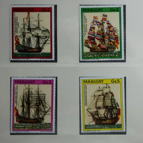 Motiv Schiffe kleine Sammlung im Lindner Binder #MA010