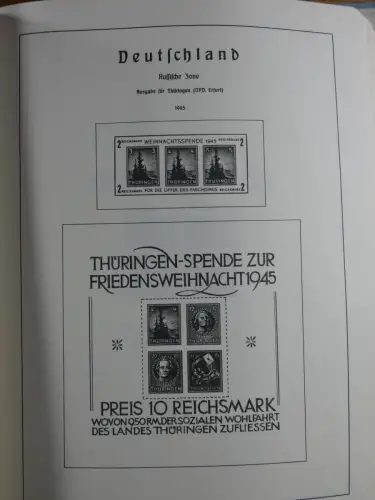 SBZ und DDR mit Anfängen teilbesammelt im Lindner Album #MA015