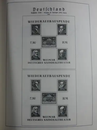 SBZ und DDR mit Anfängen teilbesammelt im Lindner Album #MA015