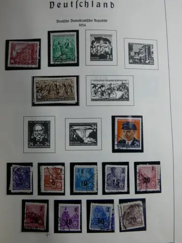 SBZ und DDR mit Anfängen teilbesammelt im Lindner Album #MA015
