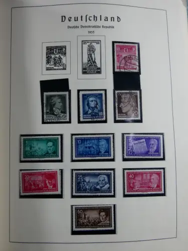 SBZ und DDR mit Anfängen teilbesammelt im Lindner Album #MA015