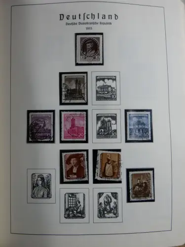 SBZ und DDR mit Anfängen teilbesammelt im Lindner Album #MA015