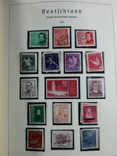 SBZ und DDR mit Anfängen teilbesammelt im Lindner Album #MA015