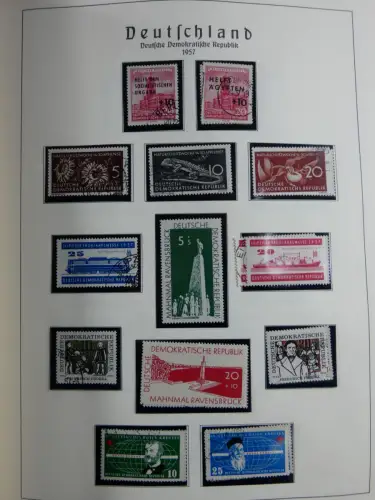 SBZ und DDR mit Anfängen teilbesammelt im Lindner Album #MA015