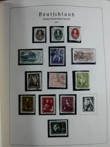 SBZ und DDR mit Anfängen teilbesammelt im Lindner Album #MA015