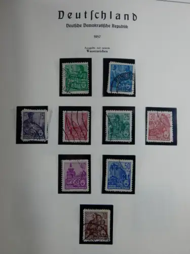 SBZ und DDR mit Anfängen teilbesammelt im Lindner Album #MA015