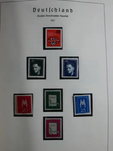 SBZ und DDR mit Anfängen teilbesammelt im Lindner Album #MA015