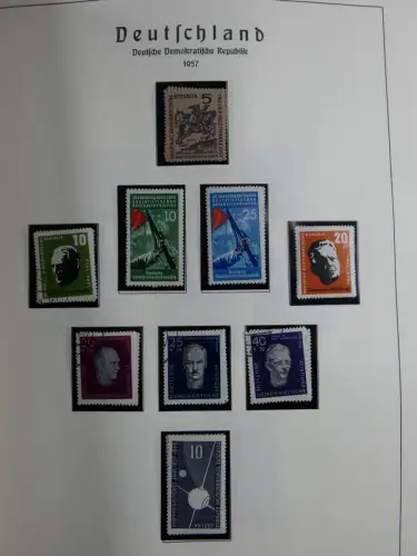 SBZ und DDR mit Anfängen teilbesammelt im Lindner Album #MA015