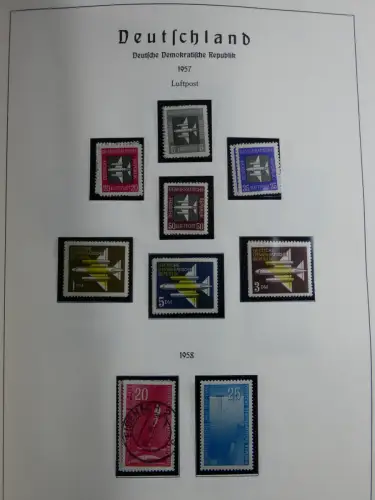 SBZ und DDR mit Anfängen teilbesammelt im Lindner Album #MA015