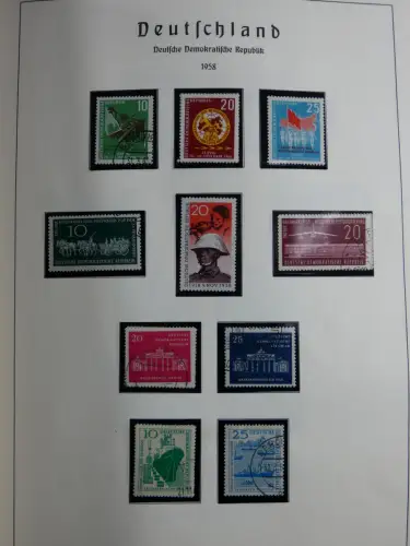 SBZ und DDR mit Anfängen teilbesammelt im Lindner Album #MA015