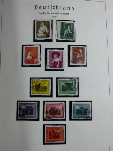 SBZ und DDR mit Anfängen teilbesammelt im Lindner Album #MA015
