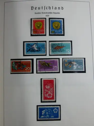 SBZ und DDR mit Anfängen teilbesammelt im Lindner Album #MA015
