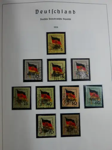 SBZ und DDR mit Anfängen teilbesammelt im Lindner Album #MA015