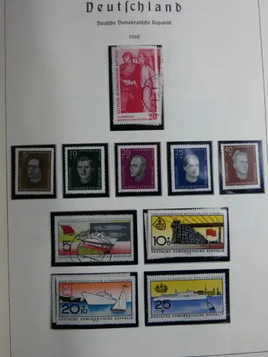 SBZ und DDR mit Anfängen teilbesammelt im Lindner Album #MA015