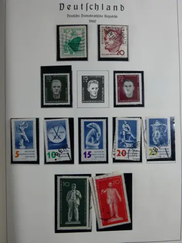 SBZ und DDR mit Anfängen teilbesammelt im Lindner Album #MA015