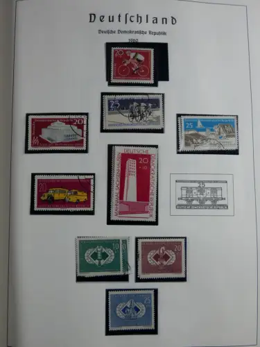 SBZ und DDR mit Anfängen teilbesammelt im Lindner Album #MA015