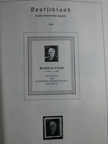 SBZ und DDR mit Anfängen teilbesammelt im Lindner Album #MA015