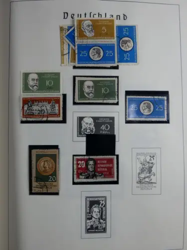 SBZ und DDR mit Anfängen teilbesammelt im Lindner Album #MA015
