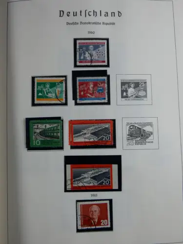 SBZ und DDR mit Anfängen teilbesammelt im Lindner Album #MA015