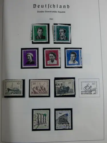 SBZ und DDR mit Anfängen teilbesammelt im Lindner Album #MA015