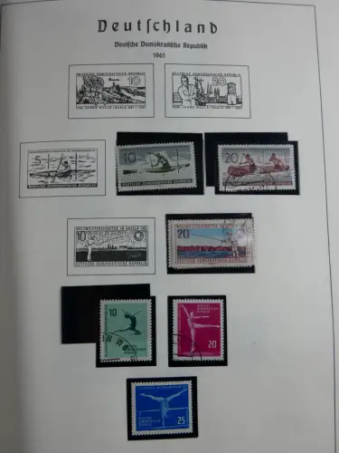 SBZ und DDR mit Anfängen teilbesammelt im Lindner Album #MA015