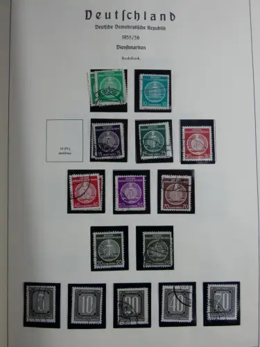SBZ und DDR mit Anfängen teilbesammelt im Lindner Album #MA015