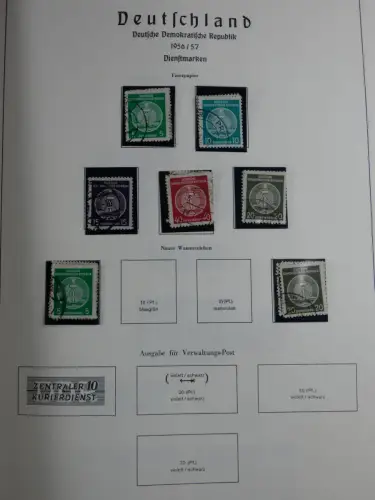 SBZ und DDR mit Anfängen teilbesammelt im Lindner Album #MA015