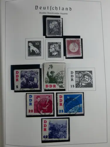 SBZ und DDR mit Anfängen teilbesammelt im Lindner Album #MA015