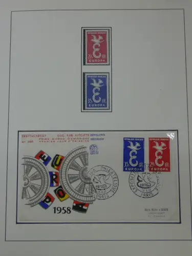 Cept 1956-1975 **/gestempelt oder auf Brief in 3 Lindner Bindern #MA044