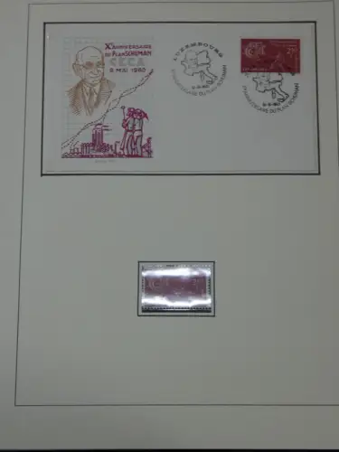 Cept 1956-1975 **/gestempelt oder auf Brief in 3 Lindner Bindern #MA044