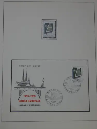 Cept 1956-1975 **/gestempelt oder auf Brief in 3 Lindner Bindern #MA044