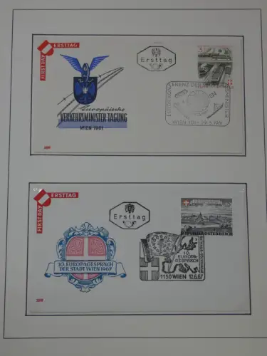 Cept 1956-1975 **/gestempelt oder auf Brief in 3 Lindner Bindern #MA044