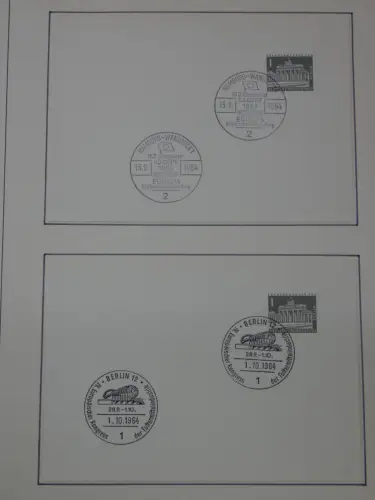 Cept 1956-1975 **/gestempelt oder auf Brief in 3 Lindner Bindern #MA044