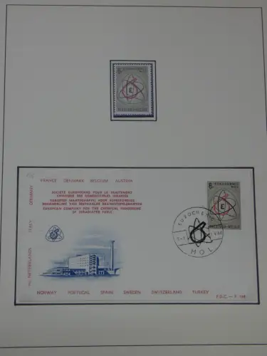Cept 1956-1975 **/gestempelt oder auf Brief in 3 Lindner Bindern #MA044