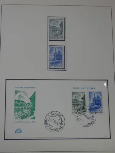 Cept 1956-1975 **/gestempelt oder auf Brief in 3 Lindner Bindern #MA044