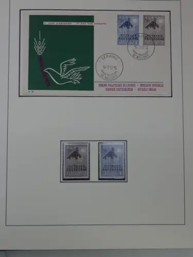 Cept 1956-1975 **/gestempelt oder auf Brief in 3 Lindner Bindern #MA044