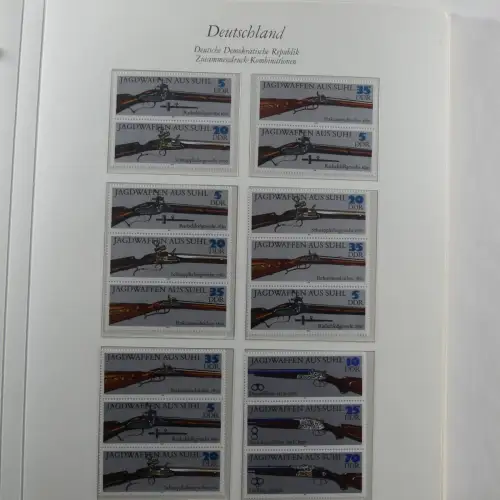 DDR Zusammendrucke ** besammelt in 3 Borek Binder #MA038