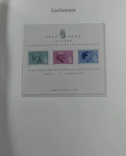 Liechtenstein 1976-1989 ** besammelt im Borek Vordruck #MA033