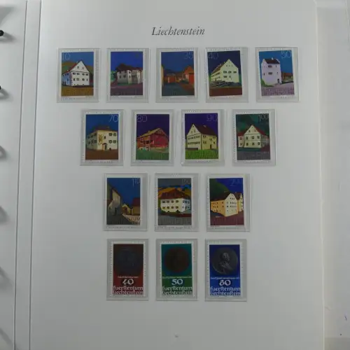 Liechtenstein 1976-1989 ** besammelt im Borek Vordruck #MA033