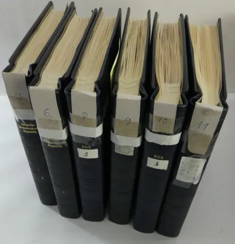 DDR ** komplett und etwas SBZ in 6 Borek Bindern #MA043