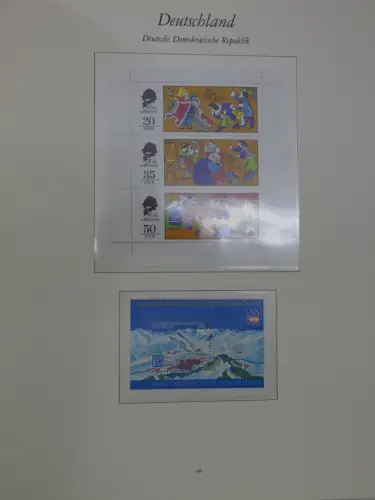 DDR ** komplett und etwas SBZ in 6 Borek Bindern #MA043