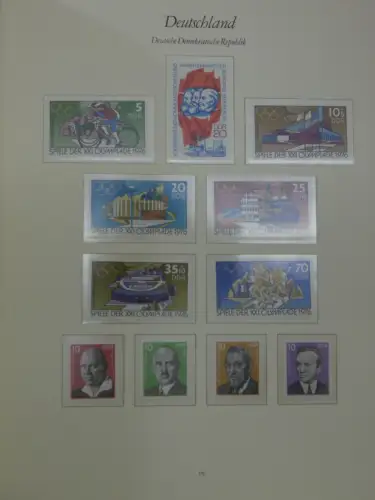 DDR ** komplett und etwas SBZ in 6 Borek Bindern #MA043