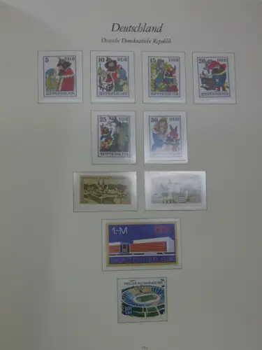 DDR ** komplett und etwas SBZ in 6 Borek Bindern #MA043