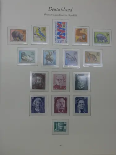 DDR ** komplett und etwas SBZ in 6 Borek Bindern #MA043