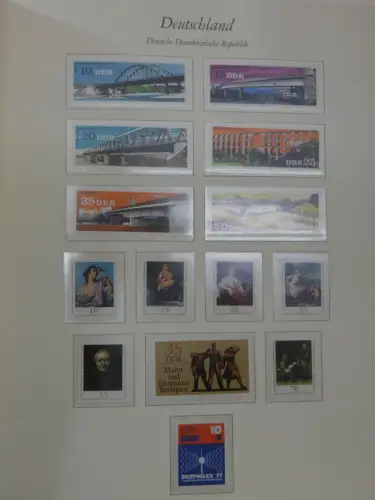 DDR ** komplett und etwas SBZ in 6 Borek Bindern #MA043