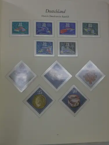 DDR ** komplett und etwas SBZ in 6 Borek Bindern #MA043